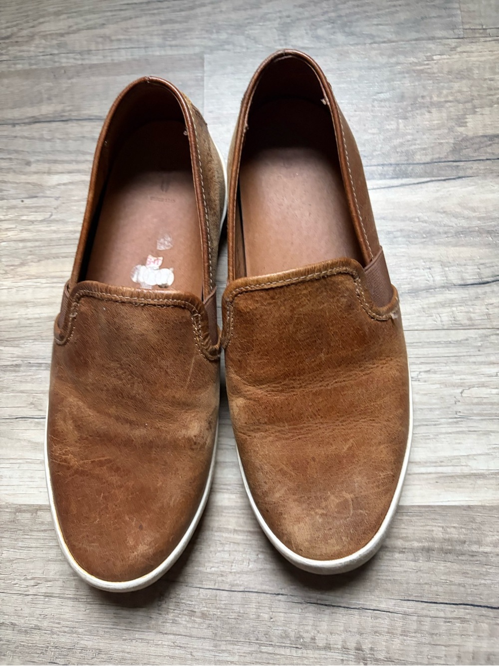 Frye Women's Casual Slip-On in Cognac Tan Leather